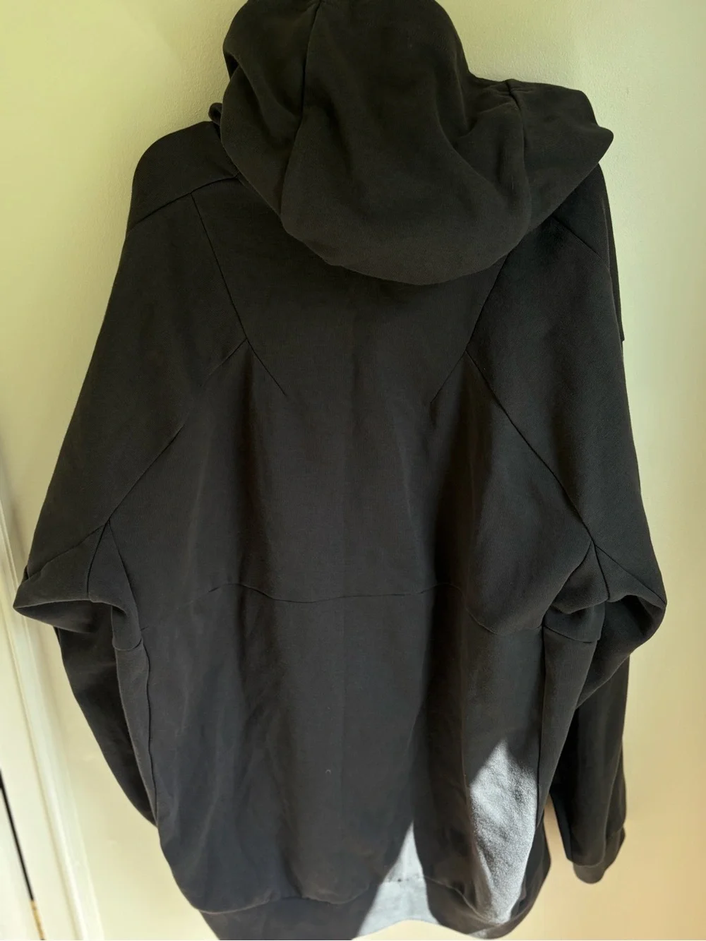 Adidas Black Hoodie with Yellow Logo